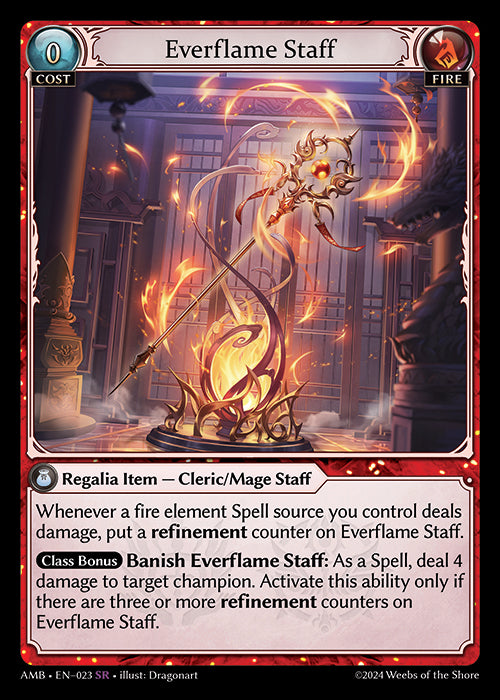Everflame Staff - Ultra Rare Cards
