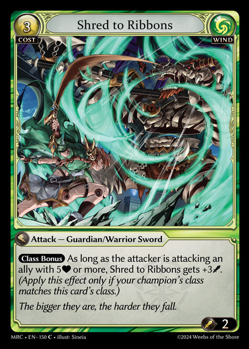 Shred to Ribbons (Foil) - Ultra Rare Cards