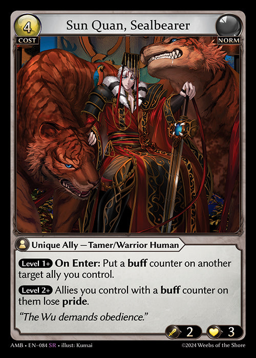 Sun Quan, Sealbearer (Foil) - Ultra Rare Cards