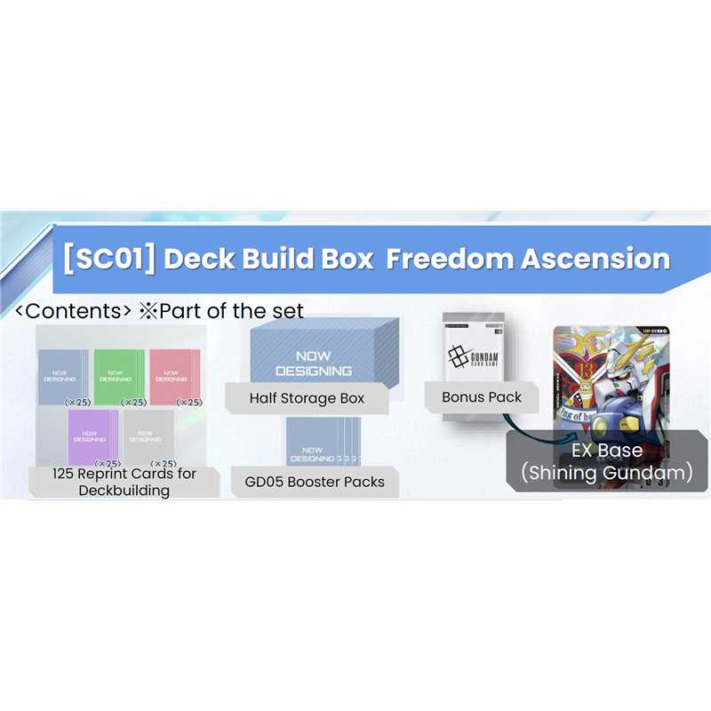 Gundam Card Game - Deck Build Box [SC01]
