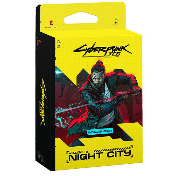 Cyberpunk TCG - Welcome to Night City Starter Deck Display – Embracing Power