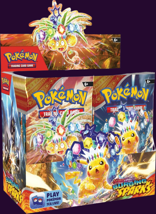 Pokemon - Scarlet & Violet 8 Surging Sparks - Booster Box (36 Count) - Ultra Rare Cards