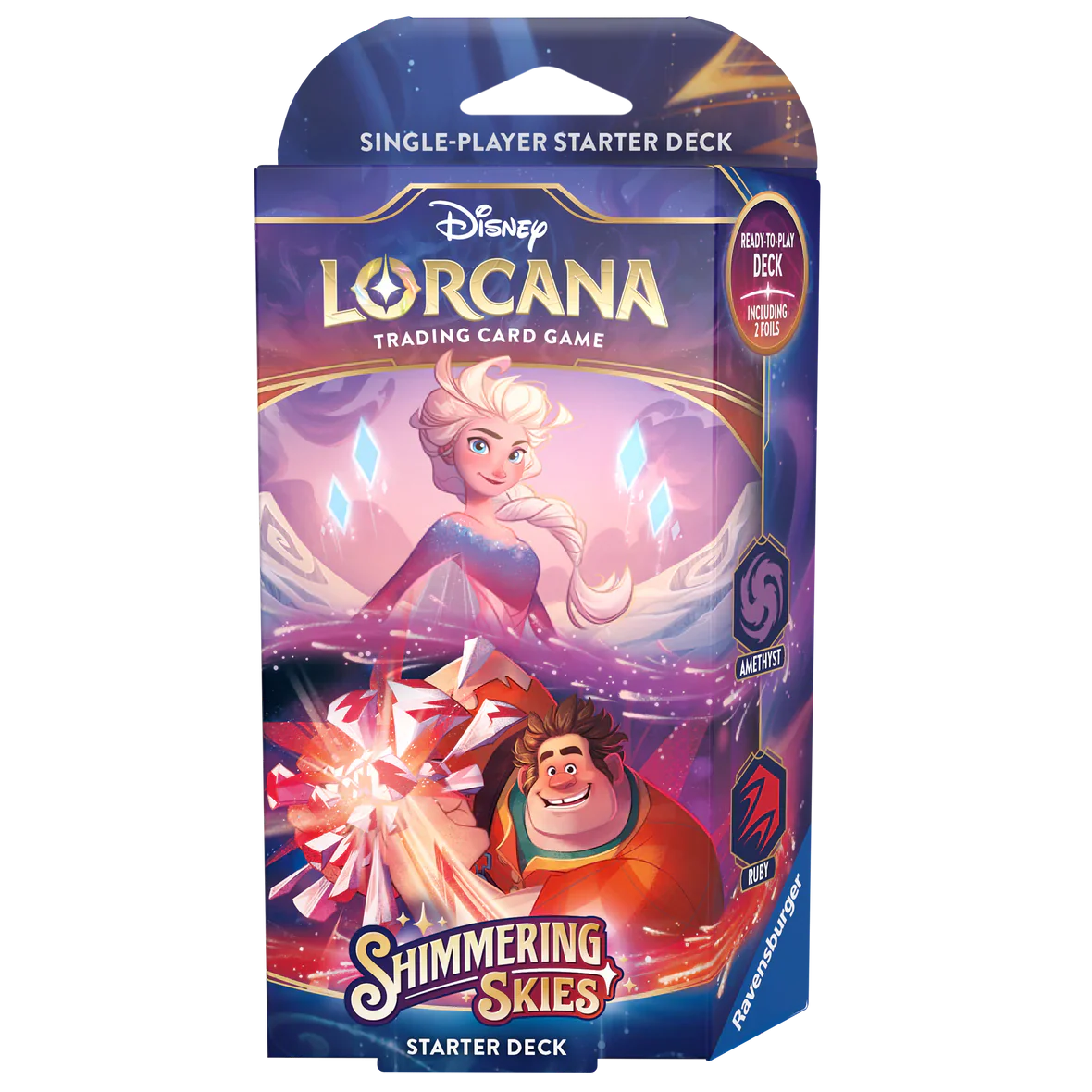 Disney Lorcana TCG Shimmering Skies Set 5 - Amethyst & Ruby Starter Deck - Ultra Rare Cards