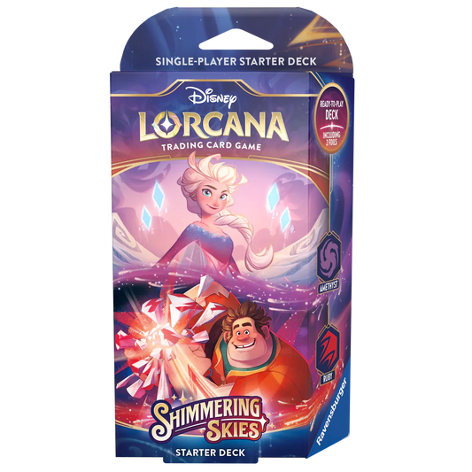 Disney Lorcana TCG Shimmering Skies Set 5 - Amethyst & Ruby Starter Deck - Ultra Rare Cards