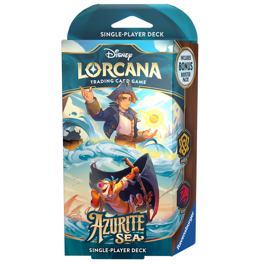 Disney Lorcana TCG Azurite Sea Set 6 - Amber & Ruby Starter Deck - Ultra Rare Cards