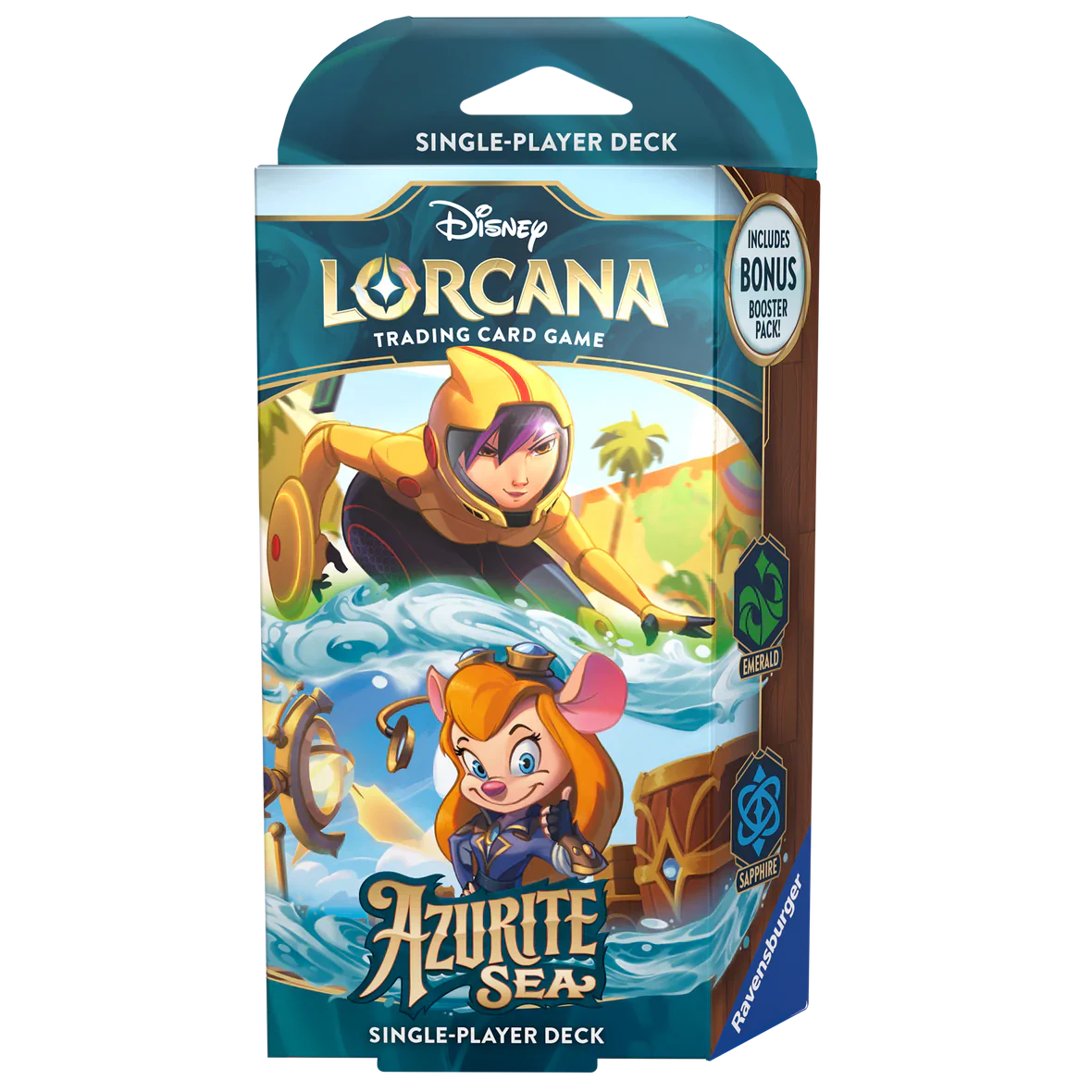 Disney Lorcana TCG Azurite Sea Set 6 - Emerald & Sapphire Starter Deck - Ultra Rare Cards