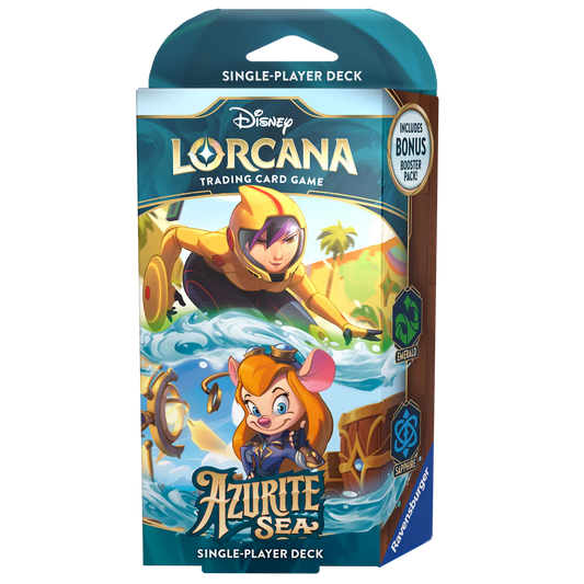 Disney Lorcana TCG Azurite Sea Set 6 - Emerald & Sapphire Starter Deck - Ultra Rare Cards