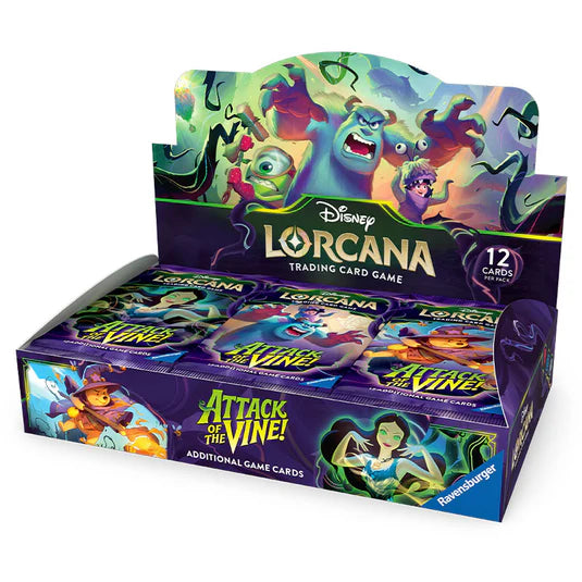 Disney Lorcana TCG - Attack of the Vine Booster Box (24 Packs) - Set 13