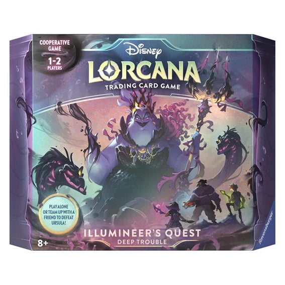 DISNEY LORCANA: URSULA'S RETURN ILLUMINEER'S QUEST SET - DEEP TROUBLE - Ultra Rare Cards