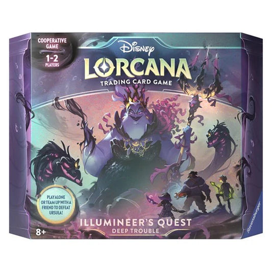 DISNEY LORCANA: URSULA'S RETURN ILLUMINEER'S QUEST SET - DEEP TROUBLE - Ultra Rare Cards