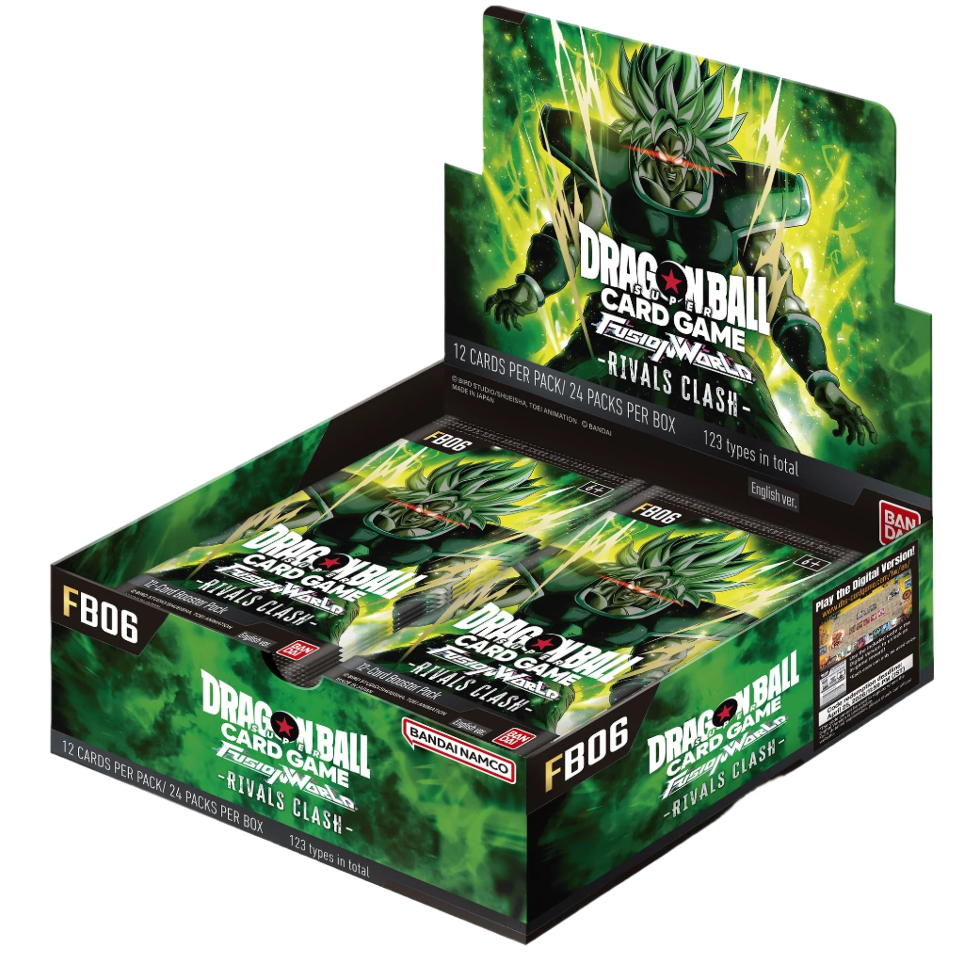Dragon Ball Super CG - Fusion World: Rivals Clash (FB06) - CASE (12 Booster Boxes) - Ultra Rare Cards