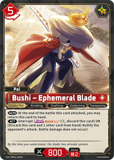 Bushi – Ephemeral Blade - SR