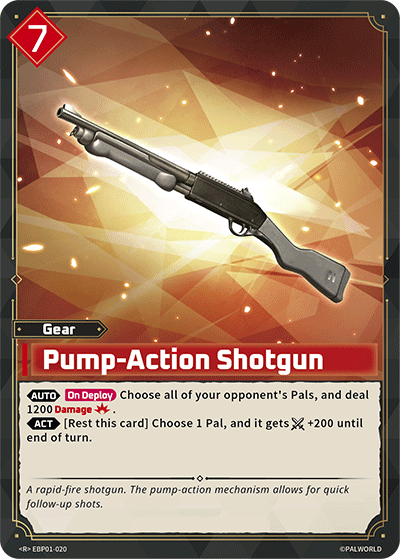 Pump-Action Shotgun - R