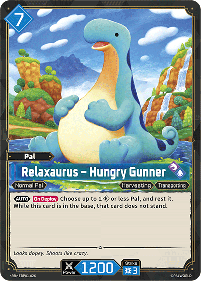 Relaxaurus – Hungry Gunner - RR