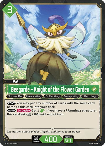 Beegarde – Knight of the Flower Garden - C
