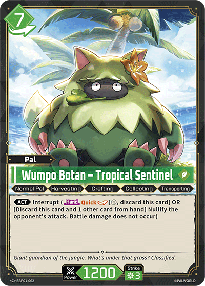 Wumpo Botan – Tropical Sentinel - C