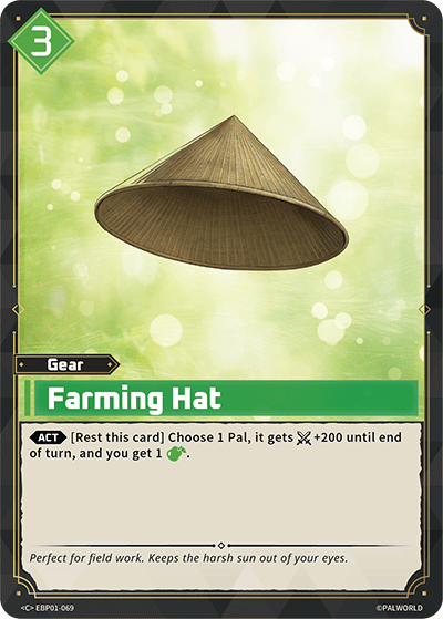 Farming Hat - C