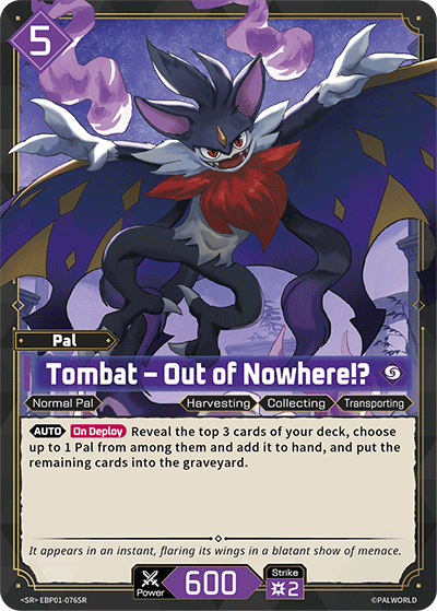 Tombat – Out of Nowhere!? - SR