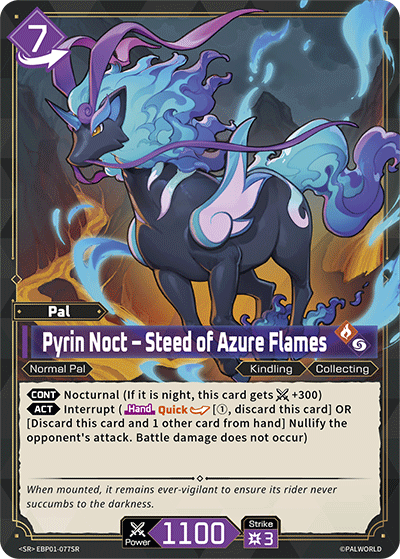 Pyrin Noct – Steed of Azure Flames - SR