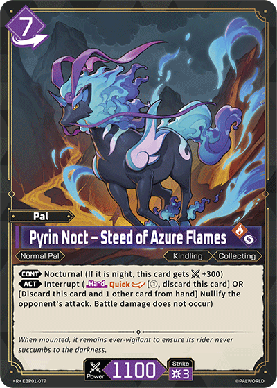 Pyrin Noct – Steed of Azure Flames - R