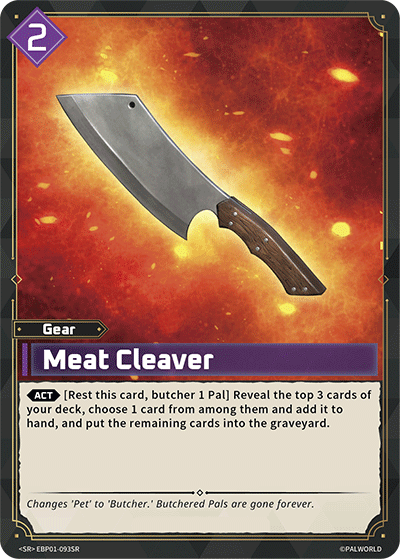 Meat Cleaver - SR