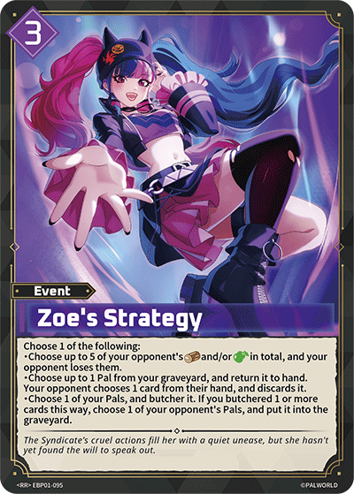 Zoe's Strategy - RR