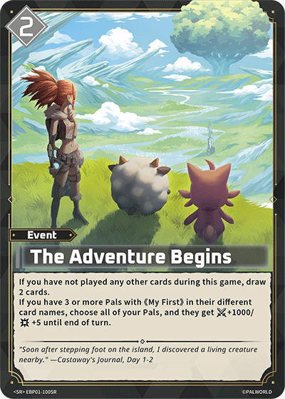 The Adventure Begins - SR