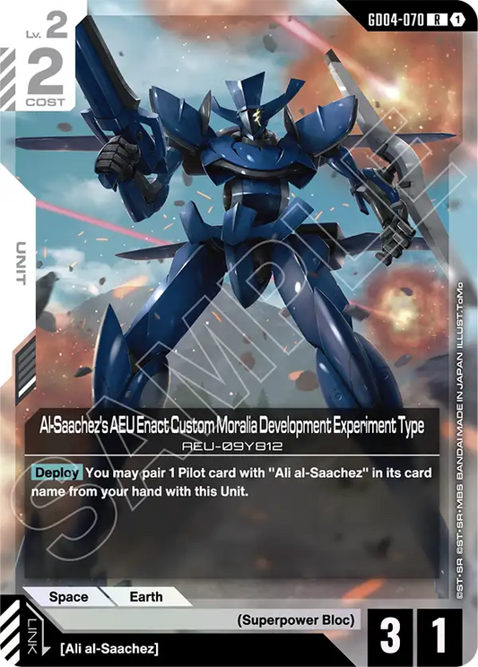 Al-Saachez's AEU Enact Custom Moralia Development Experiment Type