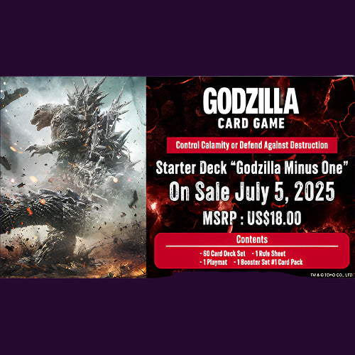 Godzilla Card Game - Godzilla Minus One Starter Deck - Ultra Rare Cards