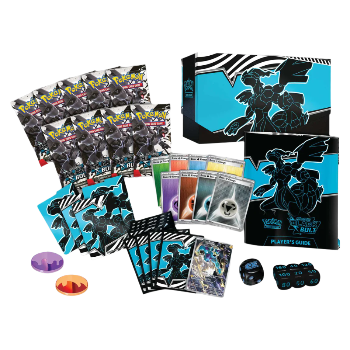 Pokémon TCG: Scarlet & Violet 10.5 - Black Bolt - Elite Trainer Box Zekrom - Ultra Rare Cards