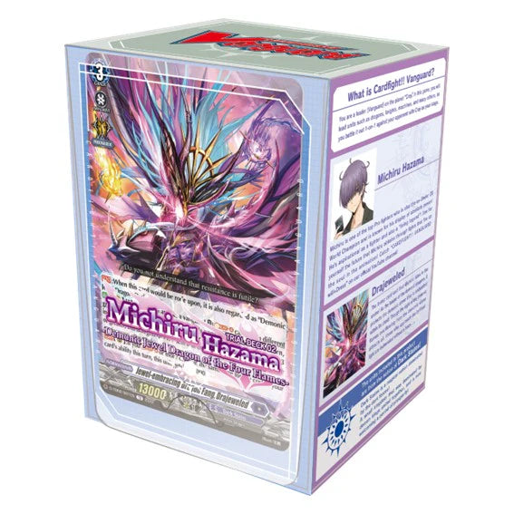 CARDFIGHT!! VANGUARD WILL+DRESS TRIAL DECK 02: MICHIRU HAZAMA -DEMONIC JEWEL DRAGON OF THE FOUR FLAMES- - Ultra Rare Cards