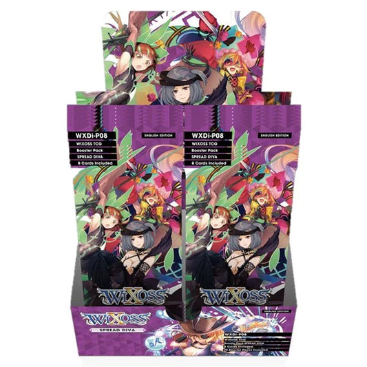 WIXOSS Booster Box P08 - SPREAD DIVA - Ultra Rare Cards