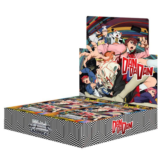 Box set packaging for 'Dan Dan Dan' with animated characters on a white background