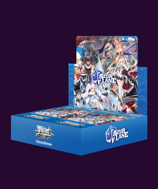 Sealed Weiss Schwarz Azur Lane Vol. 2 Booster Box in original retail packaging containing 12 booster packs.