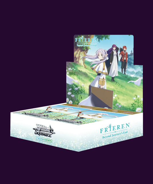 Sealed Weiss Schwarz Frieren: Beyond Journey's End Reprint Booster Box in original retail packaging containing 12 booster packs.