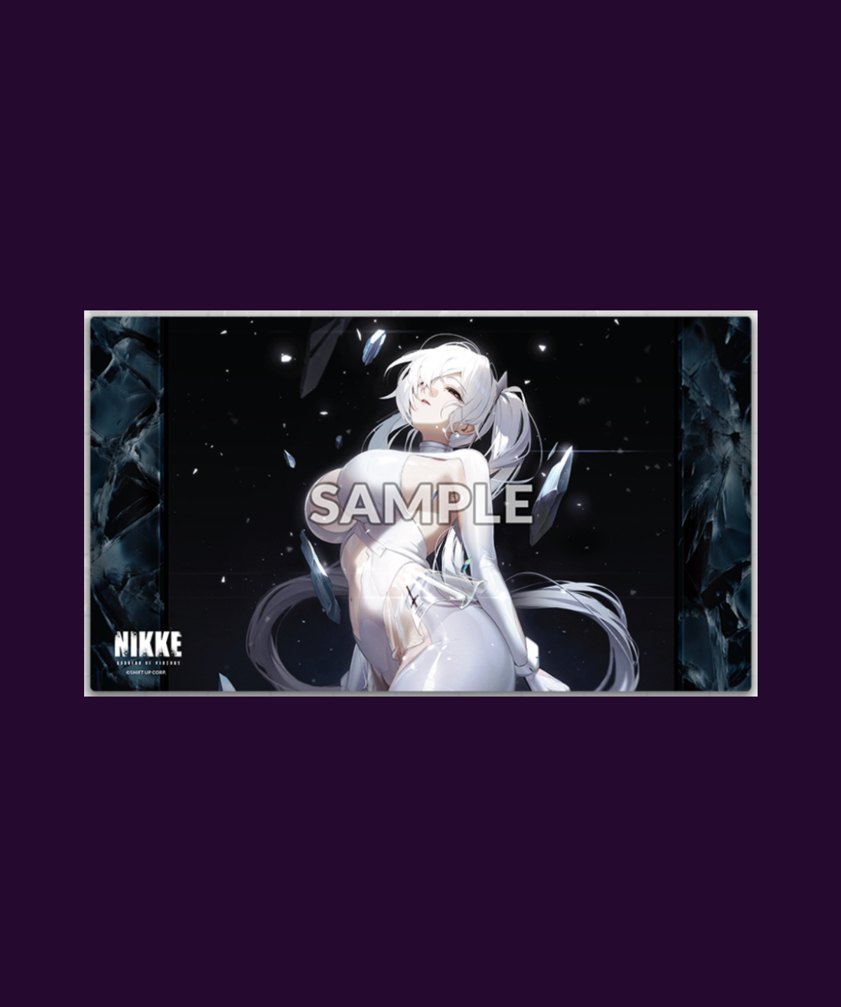 Official Weiss Schwarz Vol.18 rubber playmat featuring GODDESS OF VICTORY: NIKKE Chapter 32: Advance Cinderella artwork for trading card games.