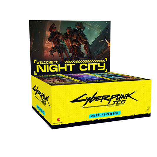 Cyberpunk TCG - Welcome to Night City Retail Booster Box (24 Packs)