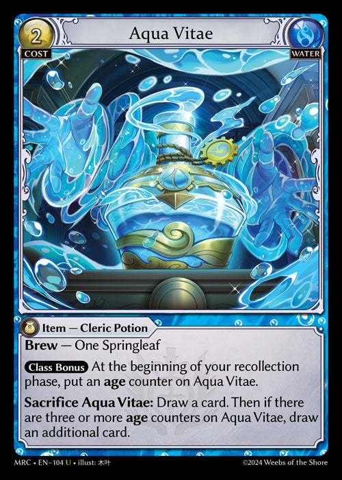 Aqua Vitae - Ultra Rare Cards