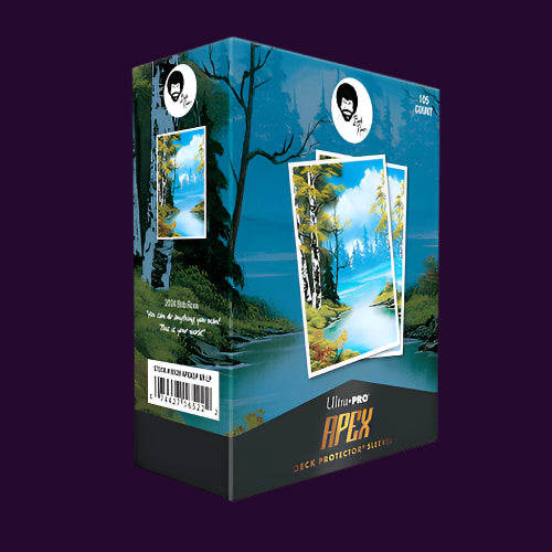 Ultra Pro - Bob Ross Lakeside Path - 105ct Apex Deck Protector Sleeves - Ultra Rare Cards