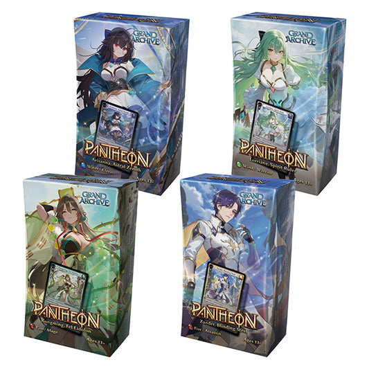 Grand Archive TCG - Radiant Origins Pantheon Deck Set (4 Decks)
