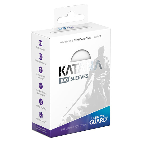 Ultimate Guard - Katana Sleeves - Standard Size - White 100 Pack