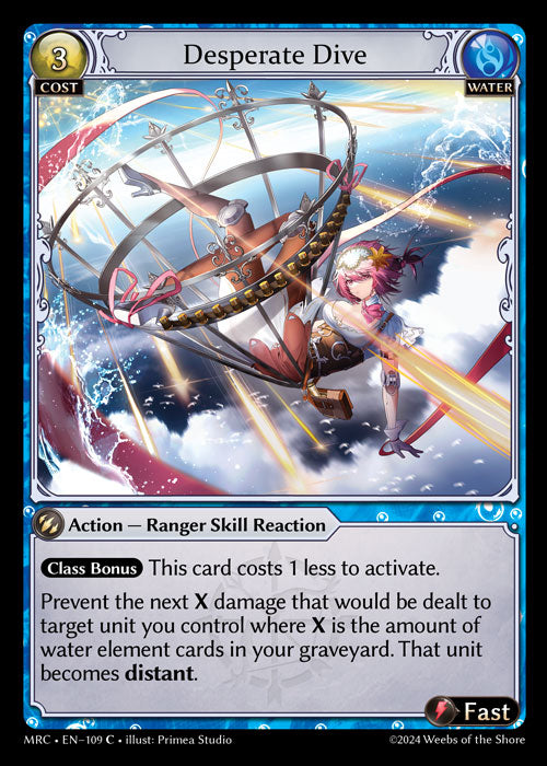 Desperate Dive (Foil) - Ultra Rare Cards