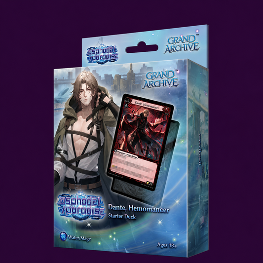 Grand Archive TCG - Dante Hemomancer Starter Deck Display
