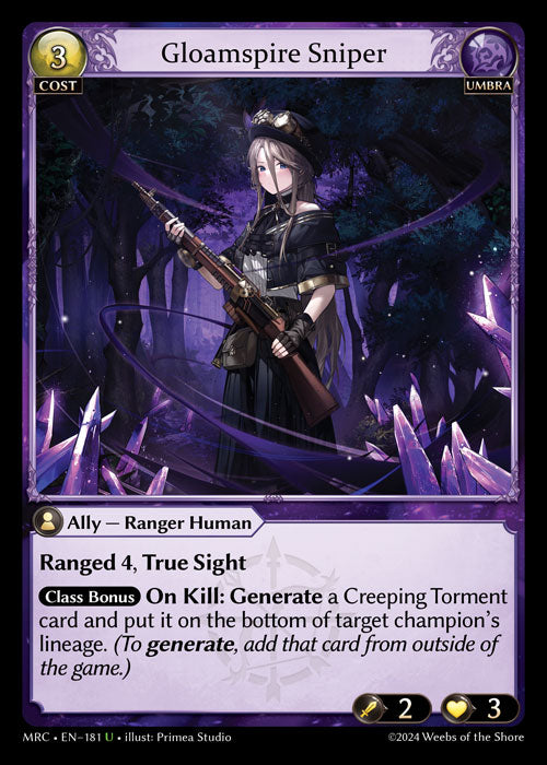 Gloamspire Sniper - Ultra Rare Cards