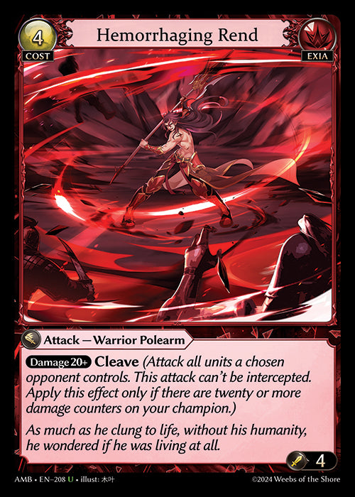 Hemorrhaging Rend - Ultra Rare Cards