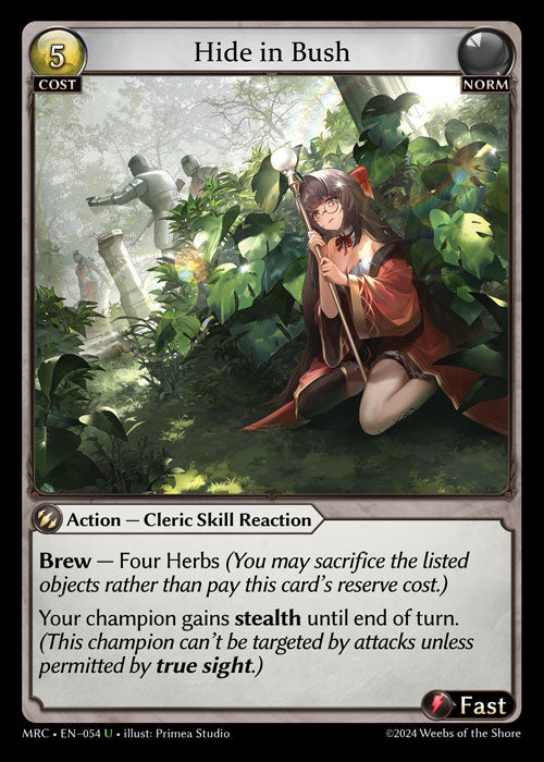 Hide in Bush - Ultra Rare Cards