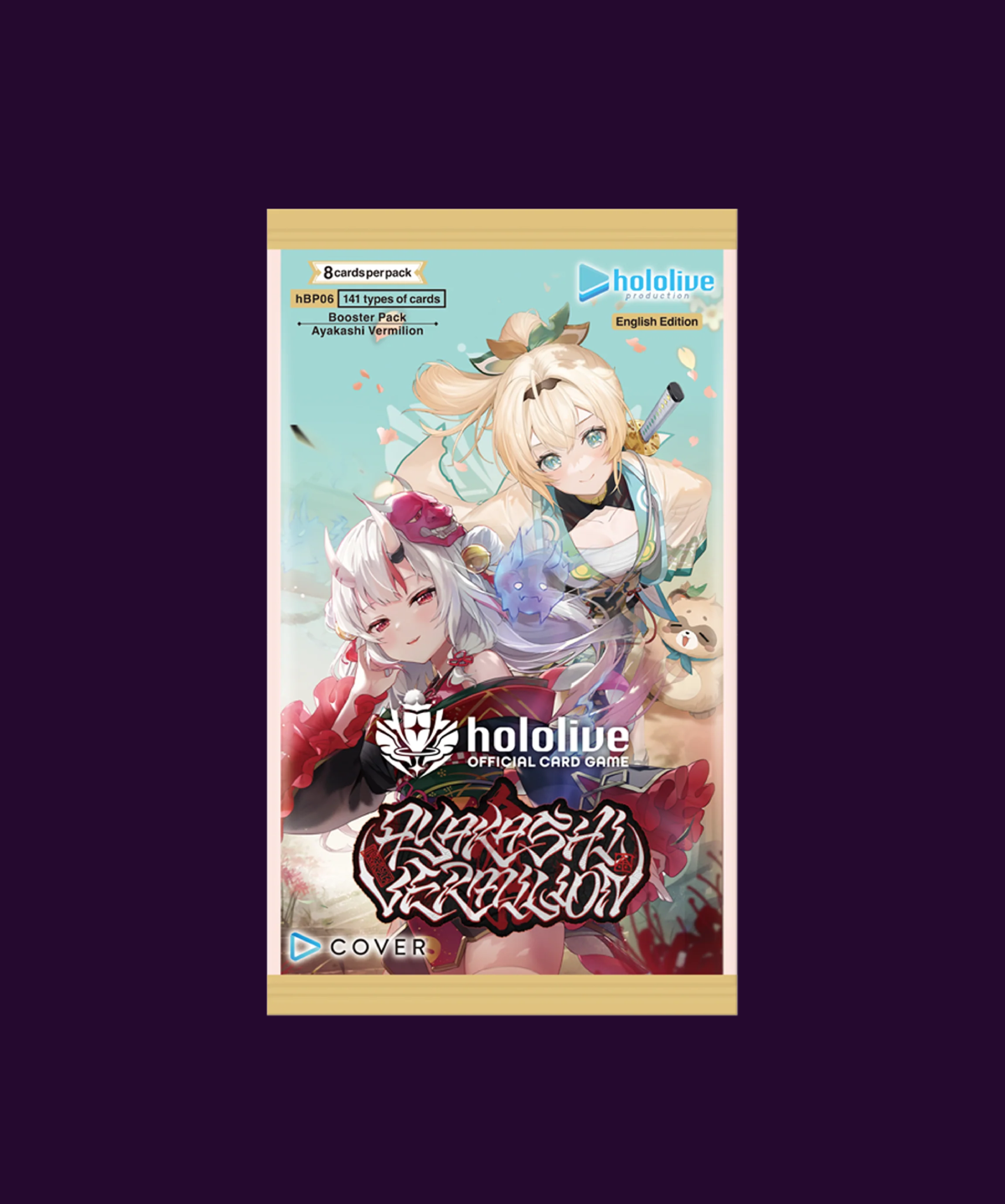hololive OFFICIAL CARD GAME Ayakashi Vermilion Booster Pack official trading card game pack