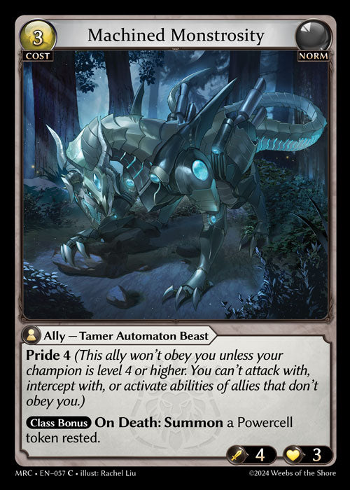 Machined Monstrosity (Foil) - Ultra Rare Cards