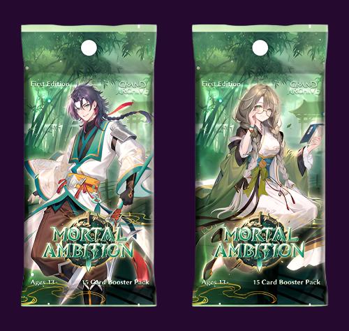 Grand Archive TCG - Mortal Ambition First Edition Booster Box (24 Packs) - Ultra Rare Cards