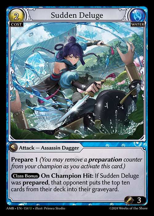 Sudden Deluge (Foil) - Ultra Rare Cards